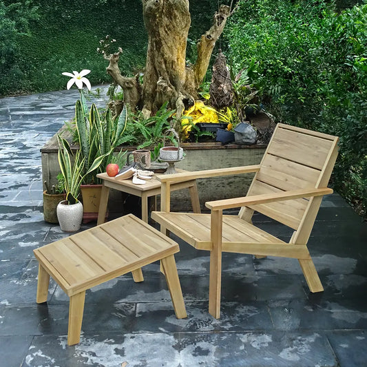 Barnnet Cape Cod Chair with Footrest