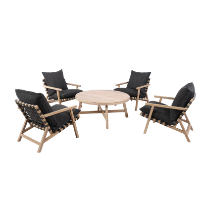 Chester 5 PCS Lounger Set