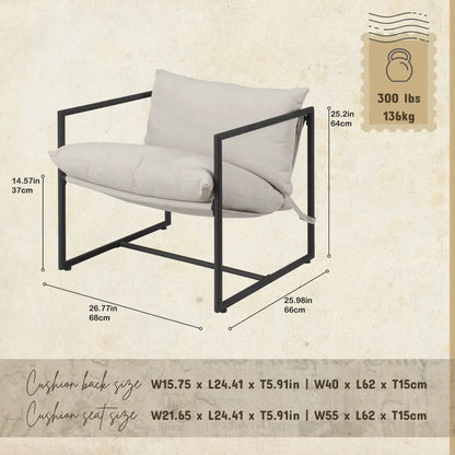 Chester Sling Accent Armchair